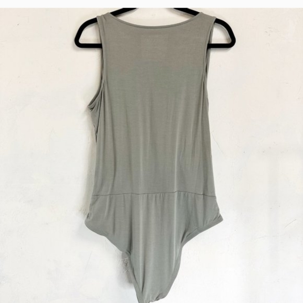 Torrid Super Soft Knit Gray Bodysuit Sleeveless Womens SIze 1 XL